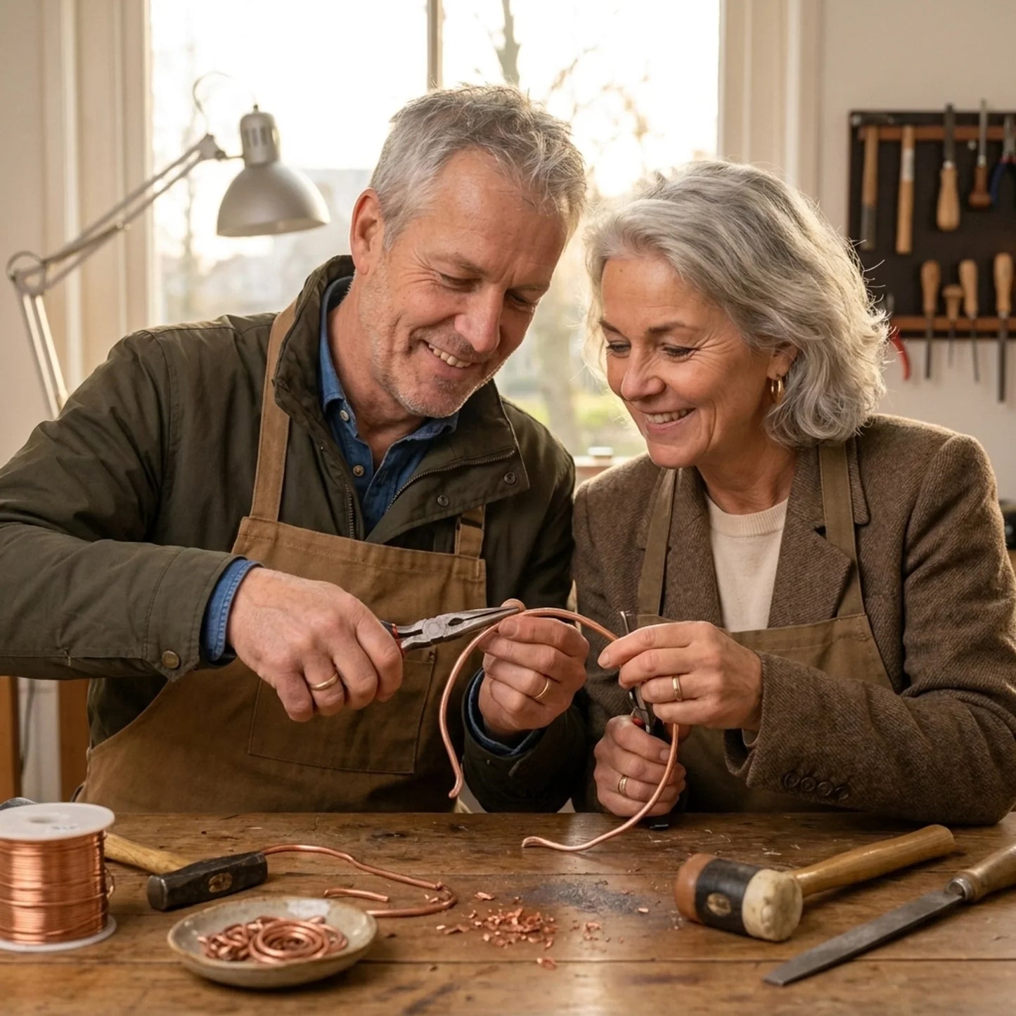 Bracelet en cuivre Ashlar Heren