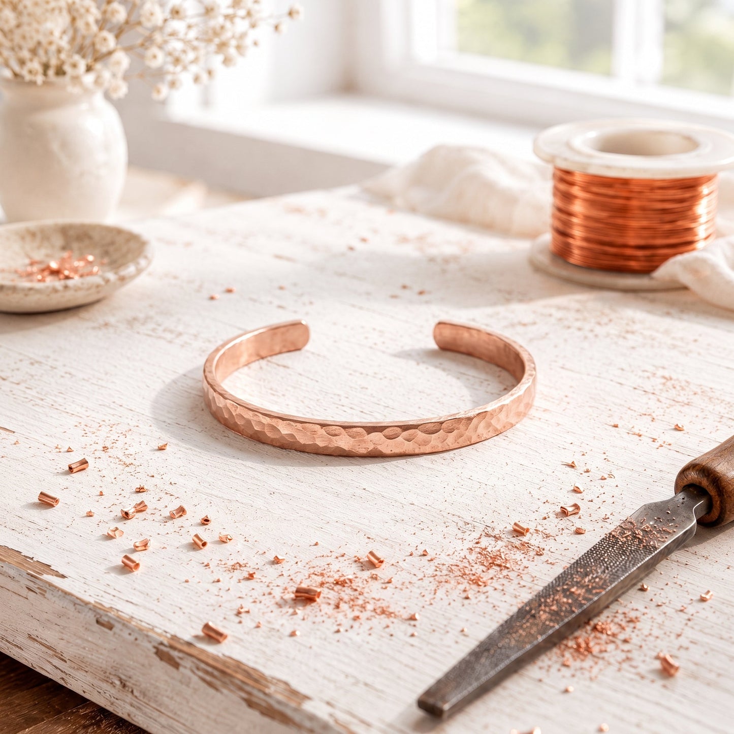 Bracelet de cheville en cuivre