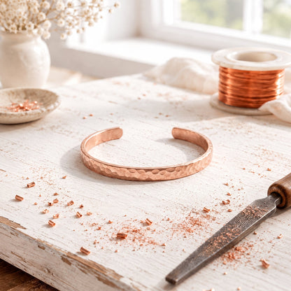 Bracelet de cheville en cuivre