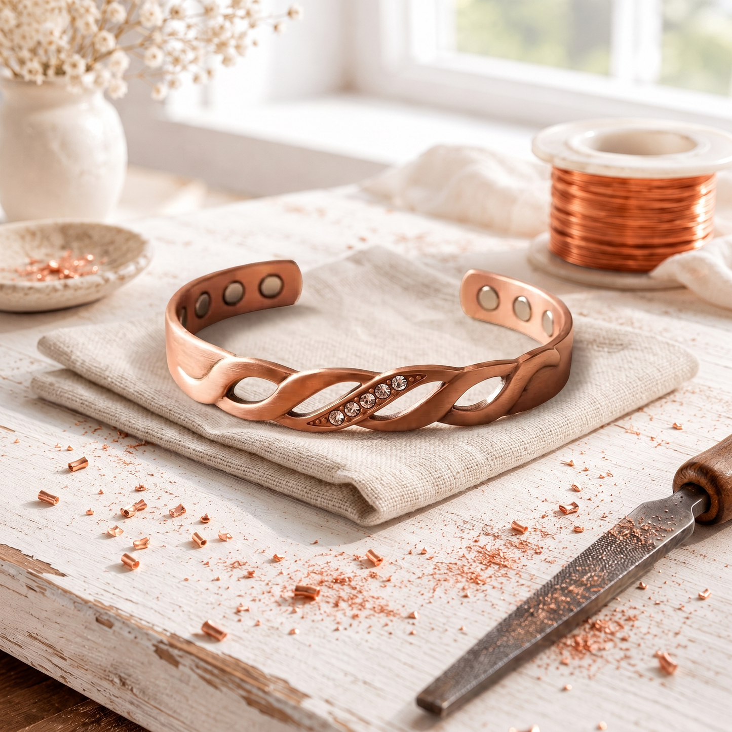 Bracelet en cuivre Glimmer