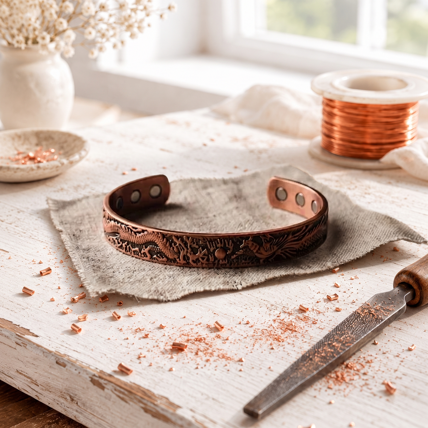 Bracelet en Cuivre Longma