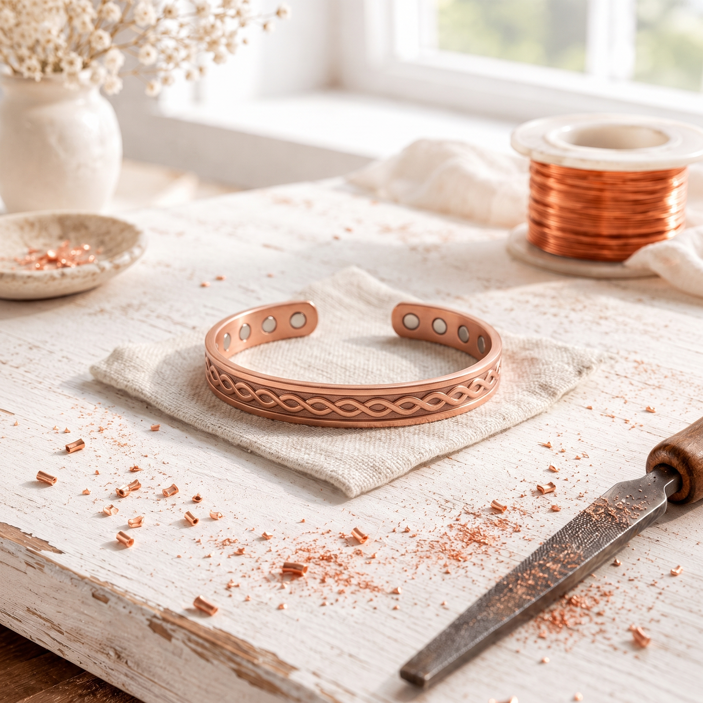 Bracelet Rivulet en Cuivre