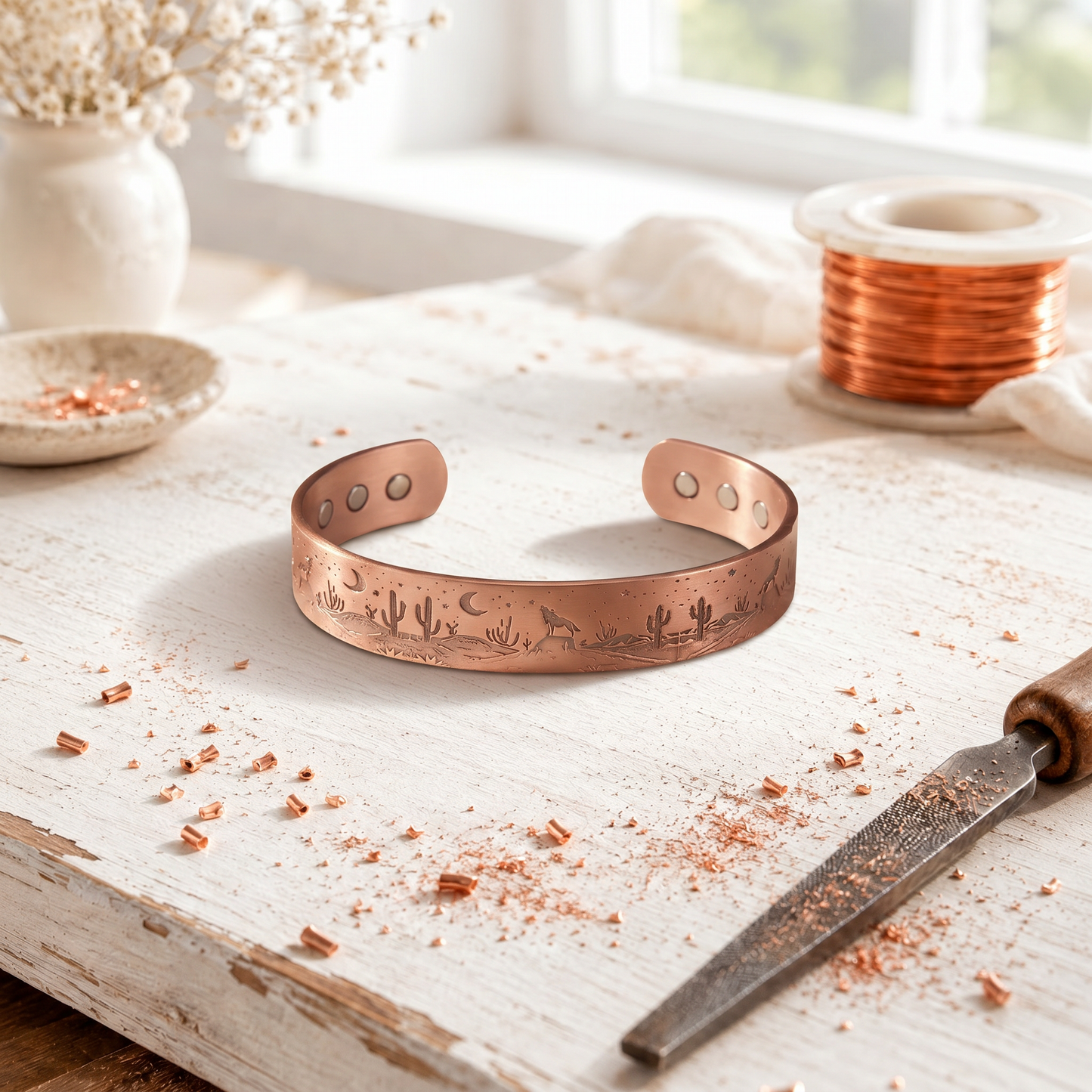 Bracelet en cuivre Mesa