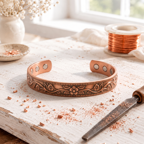 Bracelet en Cuivre Festonné