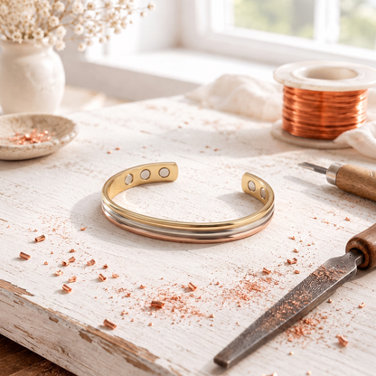 Bracelet en cuivre Naad