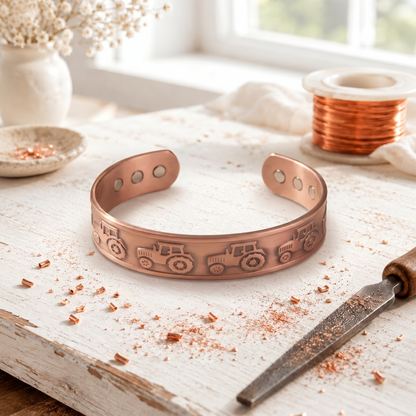 Bracelet en Cuivre Tillage